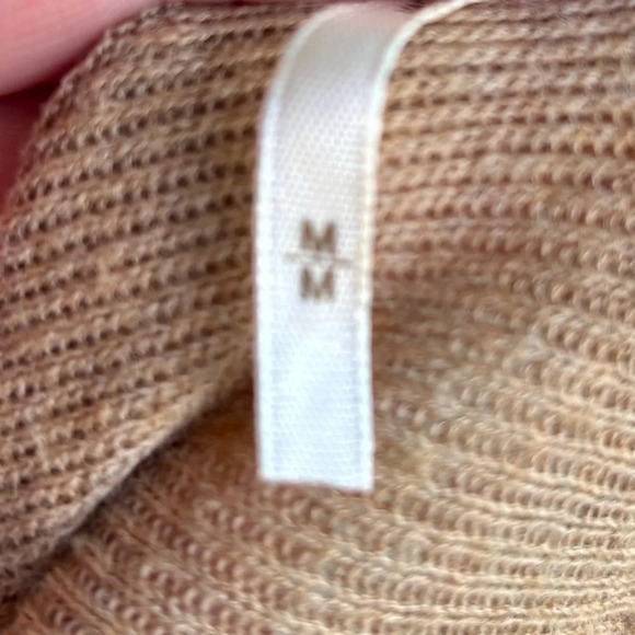 FREE PEOPLE Camel Knit Oversized Sweater - Picture 10 of 12